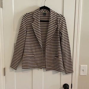 Stripe Cotton Blazer